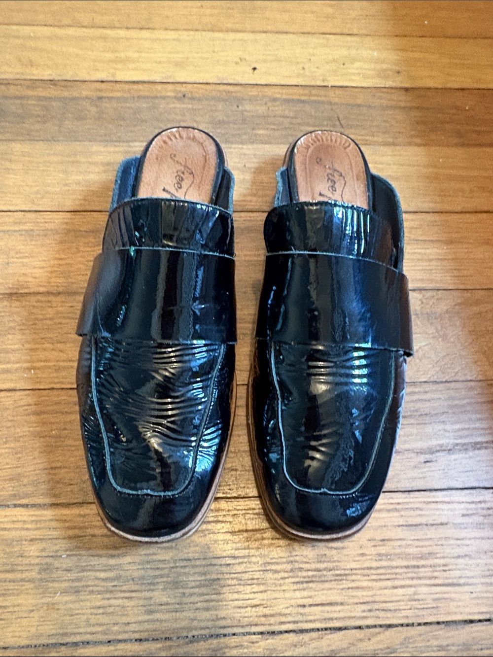 Women’s Black Patent Slip-On Loafers